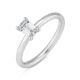 Diamantring Emerald Weißgold Lab-Grown Breuning 41/06320