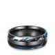 Partnerringe Black Titanium Blue Ocean Zirkonia Marrya BT-16