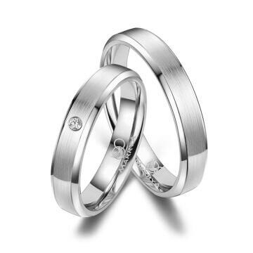 Trauringe Partnerringe Silber 925 Marrya SI-06