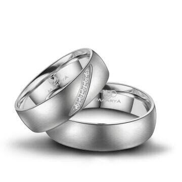 Trauringe Partnerringe Edelstahl Marrya ES-04