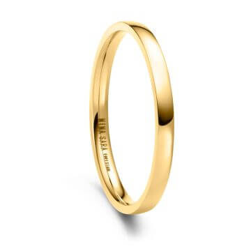 Vorsteckring Edelstahl gelb Marrya NS-02 Kombinationsring Beisteckring