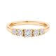 Verlobungsring 5 Diamonds Rotgold 585 Brillant 0,60 ct – Dettinger 27200