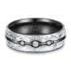 Black Titanium Damenring Marrya BT-11