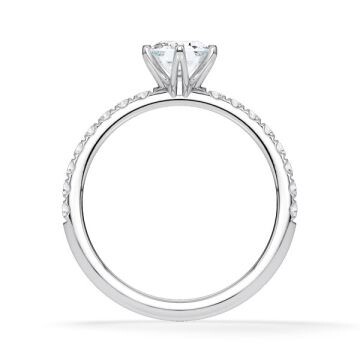 Hollywood Ring Emerald Platin Rubin 1881