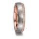 Trauringe Tantal Roségold 750 Eismatt TNO606509-08