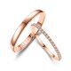 Eheringe Rotgold Brillant Nina Sara NS-535