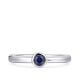 Ring Silber 925 mit Zirkonia Blau Gisser R373B