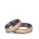 Eheringe Tantal Roségold 585 Brillant TeNo 59764