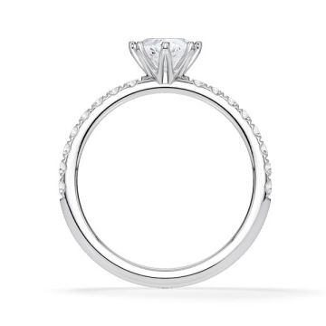 Hollywood Ring Herz Diamant Platin Rubin 1887