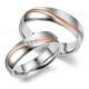 Trauringe Partnerringe Edelstahl Roségold Marrya ES-11