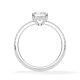 Ring Hidden Halo Cushion Platin Rubin 1898