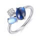 Ring Silber Cabuchon Zirkonia Gisser R475B