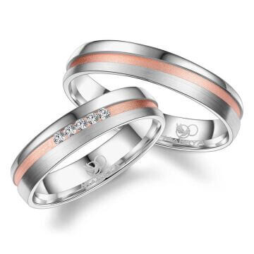 Trauringe Partnerringe Silber 925 Marrya SI-24