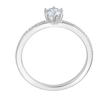Verlobungsring Pavé Weißgold bella luce EH005582