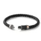 Armband Titan Carbon & 18k Gold, Leder 20cm TeNo 60298