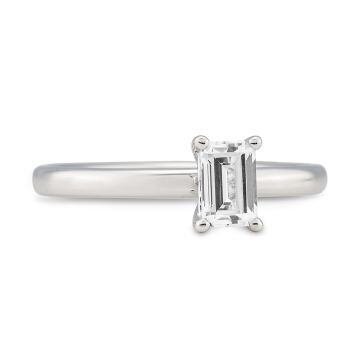 Diamantring Emerald Weißgold Lab-Grown Breuning 41/06320