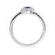 Ring Silber 925 Zirkonia blau Gisser R446B