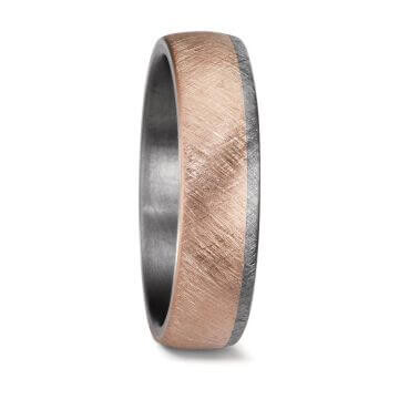Eheringe Tantal Roségold 585 Brillant TeNo 59756