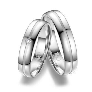 Trauringe Partnerringe Silber 925 Marrya SI-16