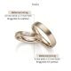 Trauringe Haselnussgold Fantasie Baguette Gerstner 31303