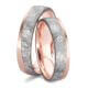 Trauringe Carbon Rotgold 585 Brillant TitanFactory 52618