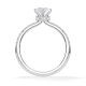 Ring Veiled Halo Marquise Diamant Weißgold Rubin 1892