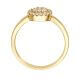 Diamantring Pavee Gelbgold bella luce EH005810