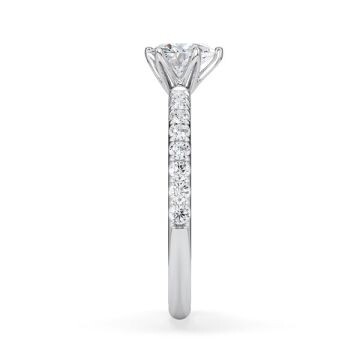 Hollywood Ring Herz Diamant RoWeißgoldgold Rubin 1887