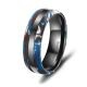 Partnerringe Black Titanium Blue Ocean Zirkonia Marrya BT-16
