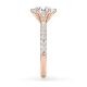 Hollywood Ring Brillant Rotgold Rubin 1888