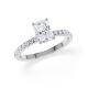 Diamantring Veiled Halo Radiant Platin Rubin 1896