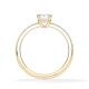 Ring Hidden Halo Emerald Gelbgold Rubin 1899