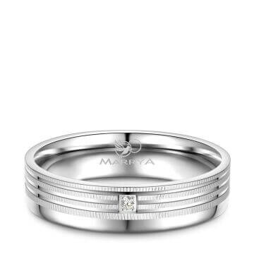 Trauringe Partnerringe Silber 925 Marrya SI-03