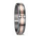 Eheringe Tantal Roségold 585 Brillant TeNo 59758